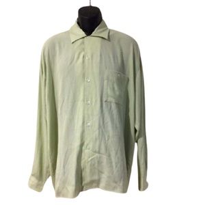 Stonehouse Men's Green Dress Shirt